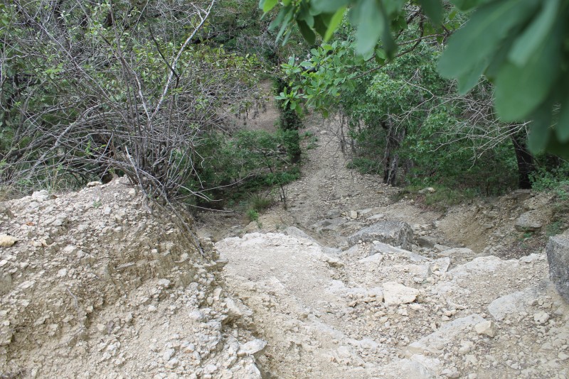 Steep Hike to Old Baldy Peak in Garner State Park